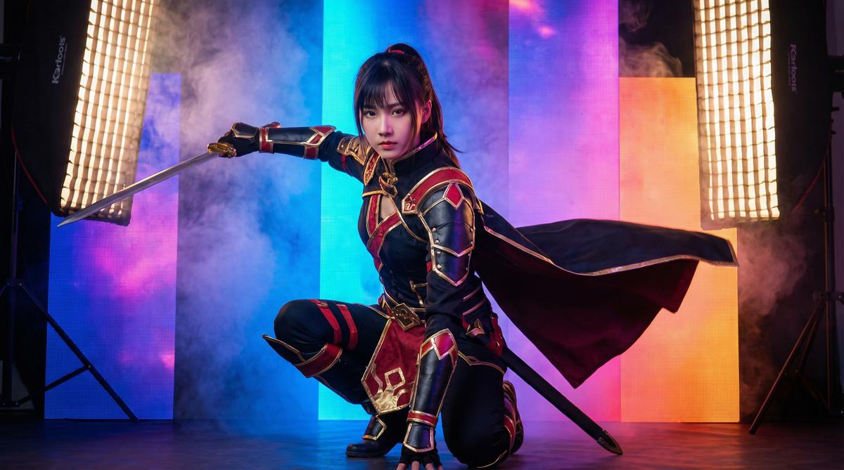 黑丝-Cosplay视频拍摄花絮